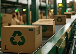 recycling conveyor belt green facility