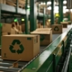 recycling conveyor belt green facility